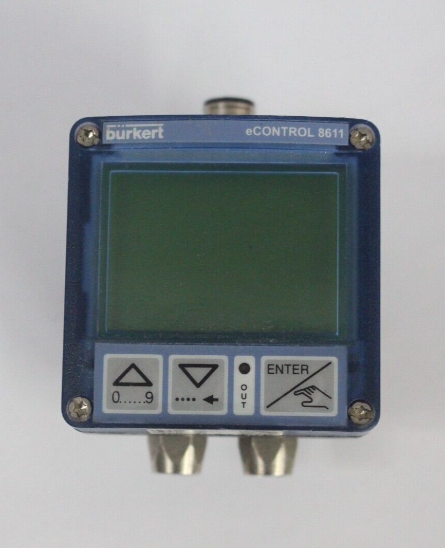 Burkert eControl 8611 valve 24 V universal process control