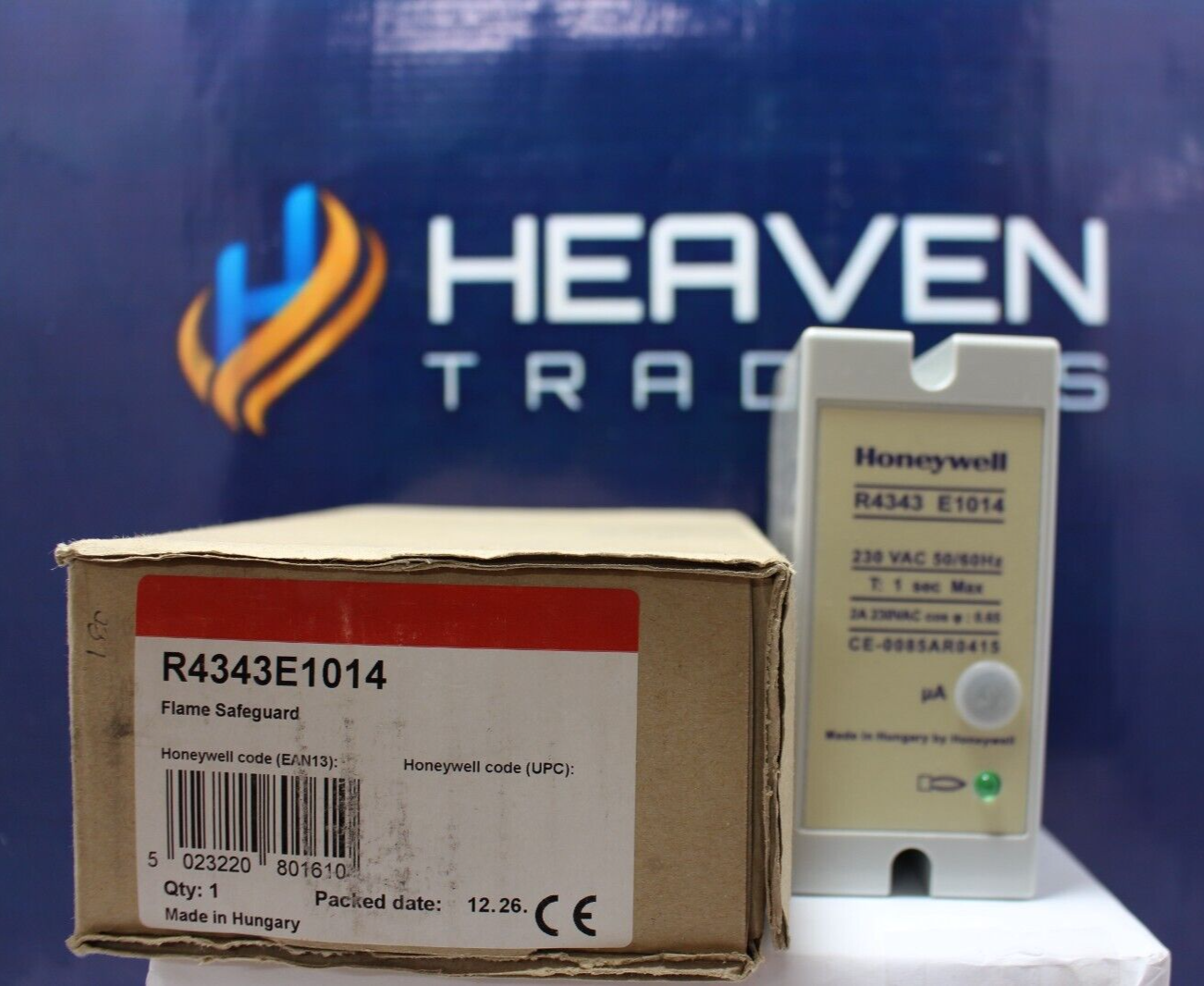 HONEYWELL ICT - R4343E1014 RELAY FLAME DETECTOR 2AMP 230VAC 50/60HZ