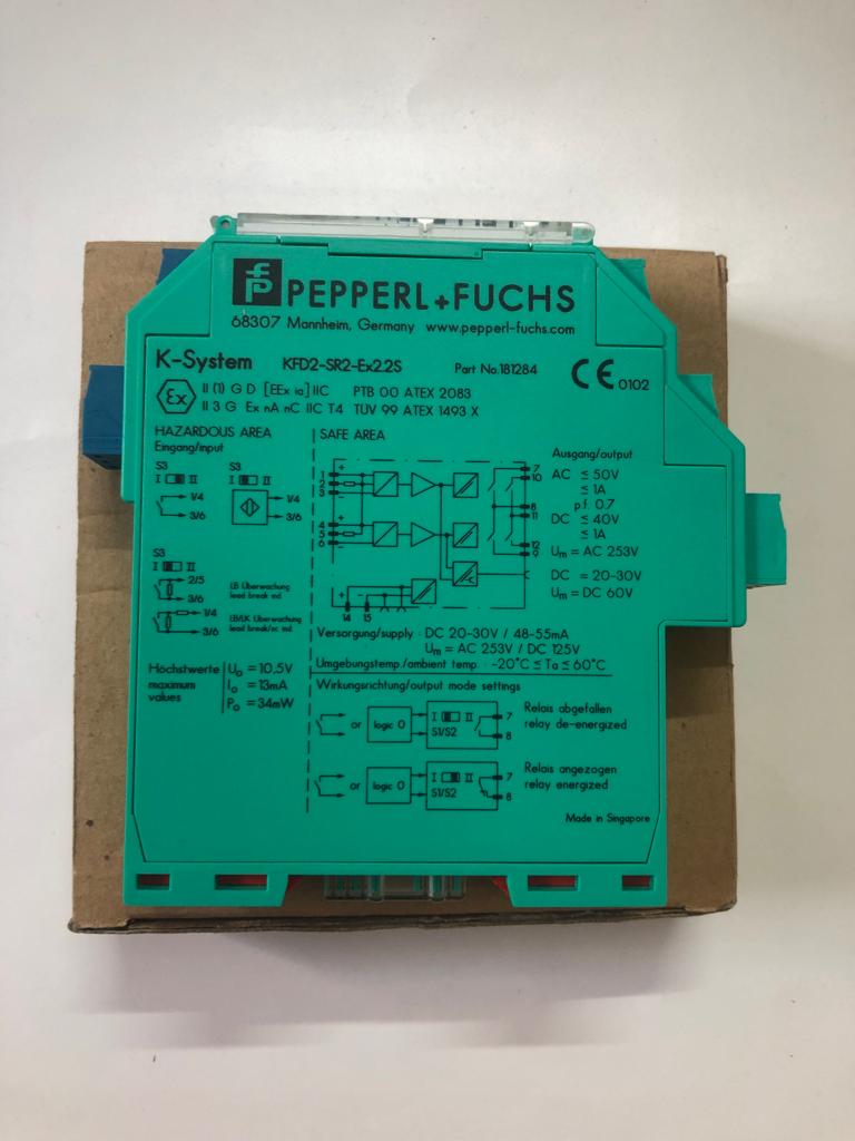 PEPPERL+FUCHS KFD2-SR2-EX2.2S 181284 2-CHANNEL ISOLATED BARRIER SWITCH AMPLIFIER - Image 3