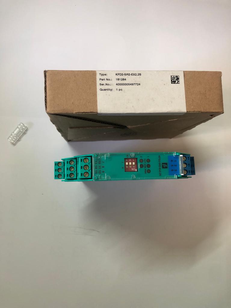 PEPPERL+FUCHS KFD2-SR2-EX2.2S 181284 2-CHANNEL ISOLATED BARRIER SWITCH AMPLIFIER