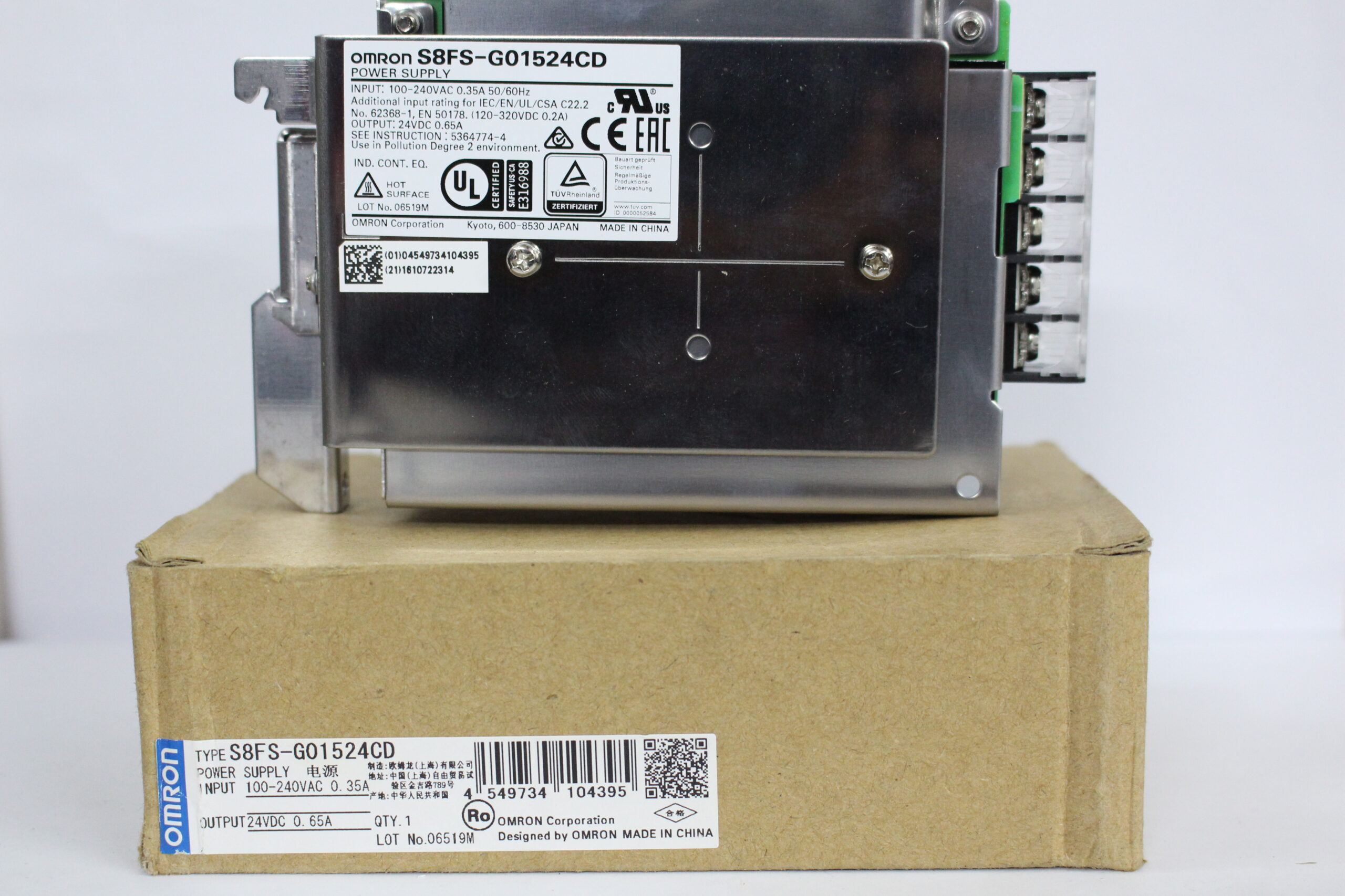 OMRON S8FS-G01524CD POWER SUPPLY - Image 2