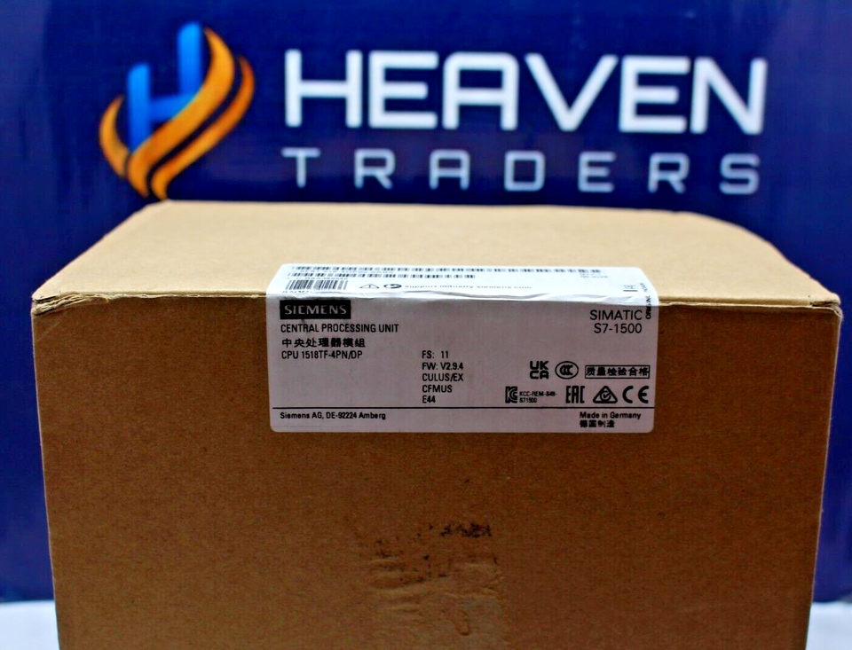 Siemens SIMATIC S7-1500 6ES7 518-4UP00-0AB0 CPU module Brand New - Image 2