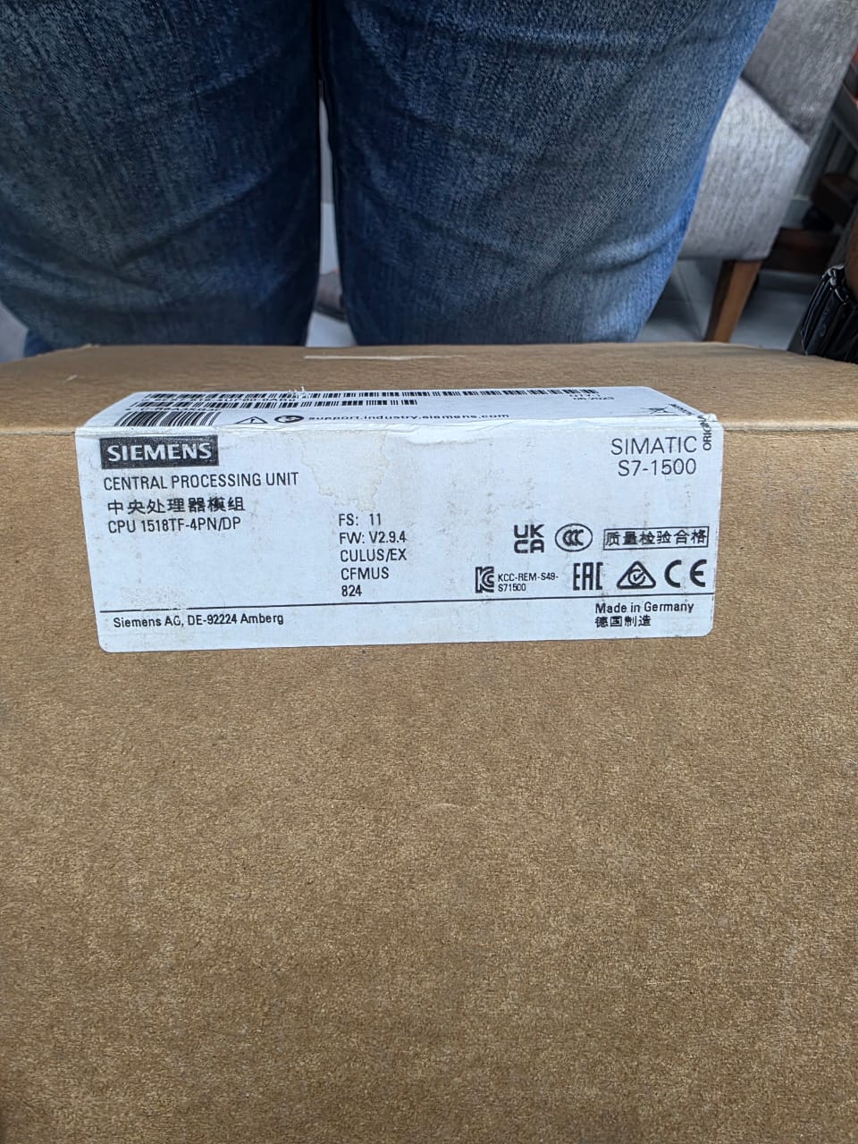 Siemens 6ES7518-4UP00-0AB0 CPU1518TF-4PN / Dp 6ES7 518-4UP00-0AB0 - Image 2