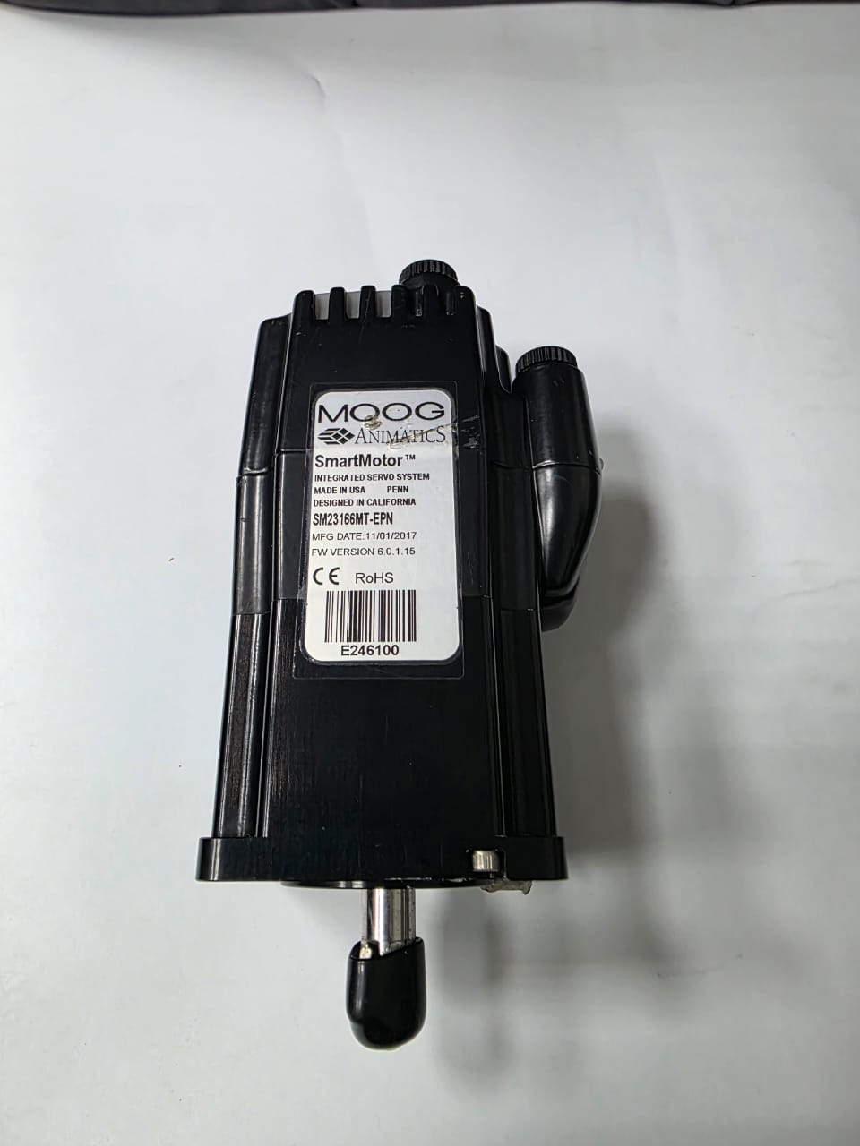 Moog Animatics sm23166mt-epnServo Motor, 0.48Nm, 189W, 4700RPM, NEMA 23