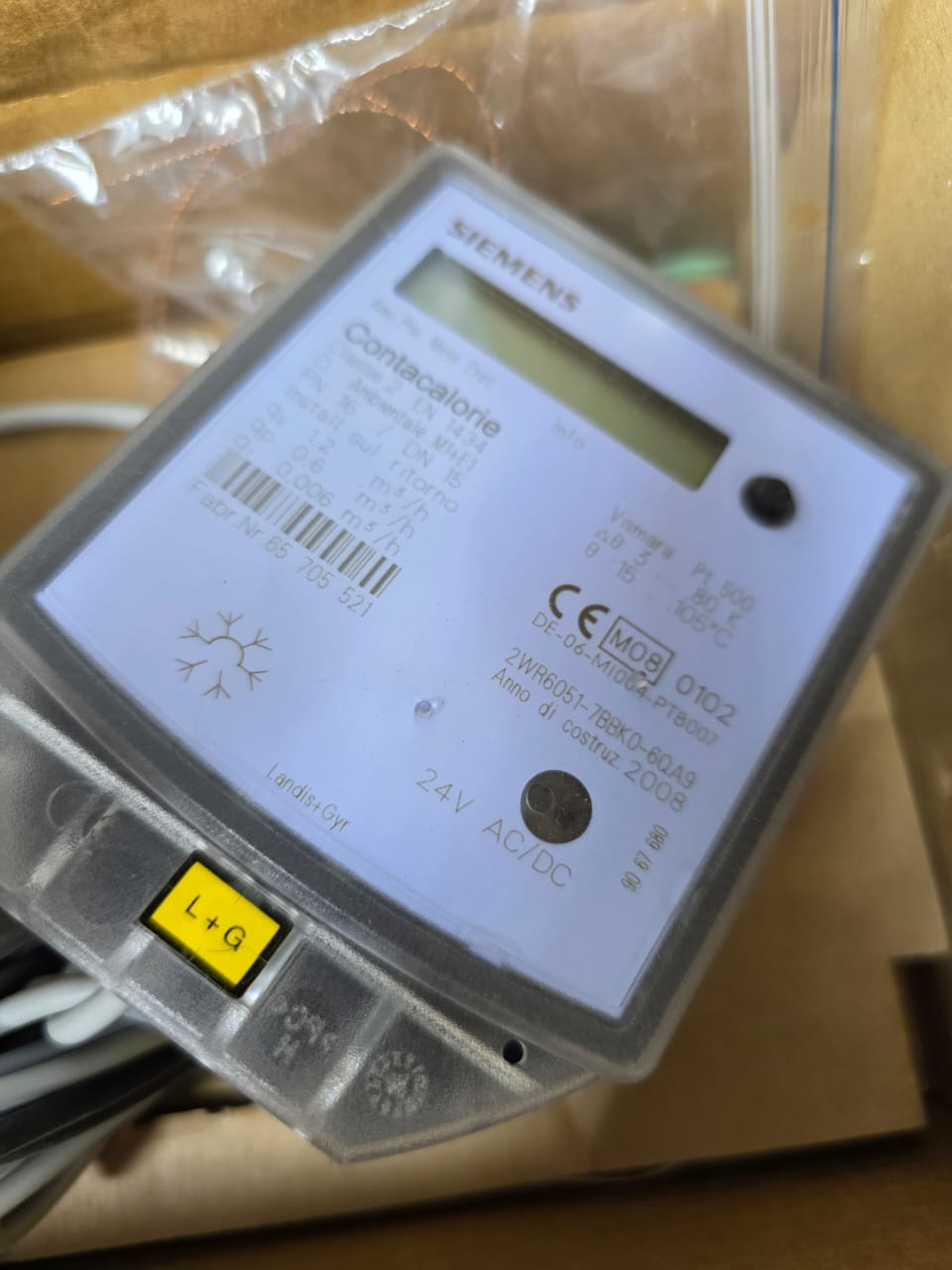 Siemens 2WR6051-7BBK0-6QA9-Z Ultrasonic Heat Meter - Image 2
