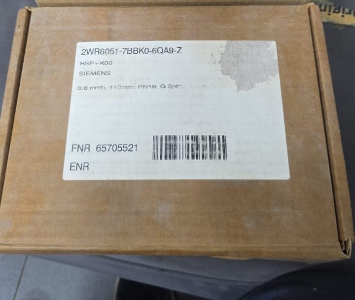 Siemens 2WR6051-7BBK0-6QA9-Z Ultrasonic Heat Meter