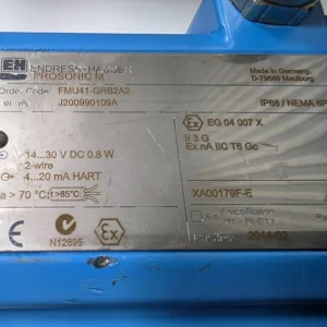 E+H Ultrasonic level gauge FMU41-GRB2A2