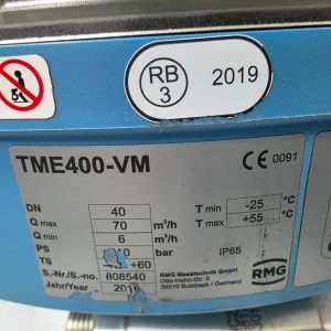 TME400-VM Electronic Turbine Meter DN100 (40 - 650 M3/H)