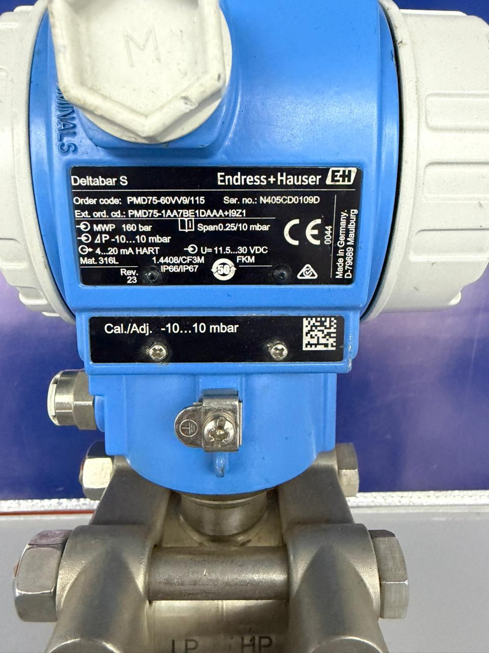 ENDRESS HAUSER PMD75-1AA7BE1DAAA+I9Z1 DELTA BAR - Image 3