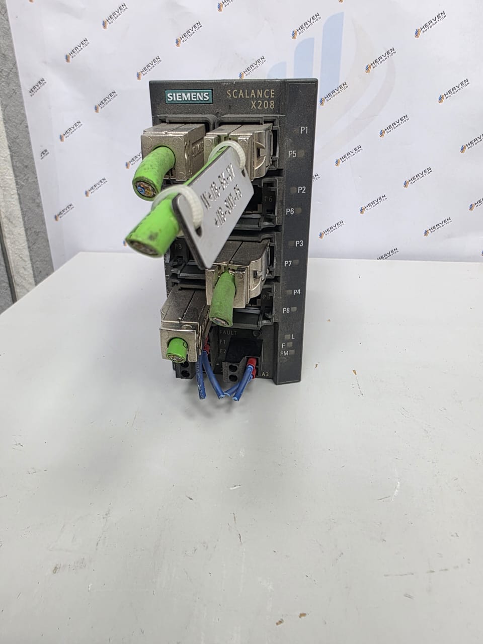 Siemens SCALANCE X208 6GK5208-0BA10-2AA3 Managed Industrial Ethernet Switch | 8 Port RJ45 PROFINET PLC Network - Image 2
