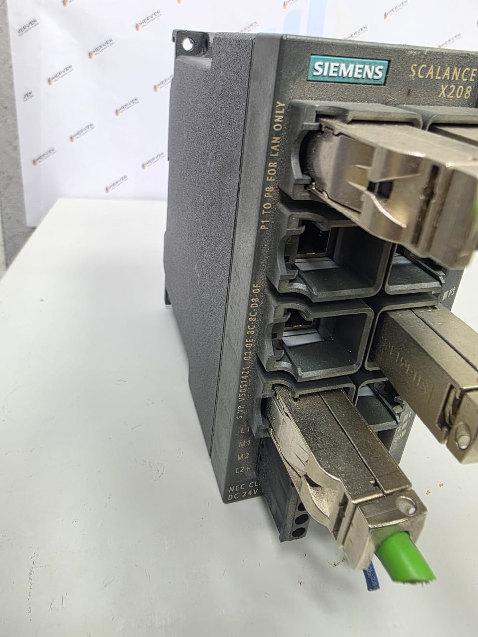 Siemens SCALANCE X208 6GK5208-0BA10-2AA3 Managed Industrial Ethernet Switch | 8 Port RJ45 PROFINET PLC Network - Image 4