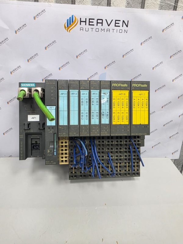 Siemens ET200S PLC System w/ PROFINET IM151-3 PN + PROFIsafe Modules ...