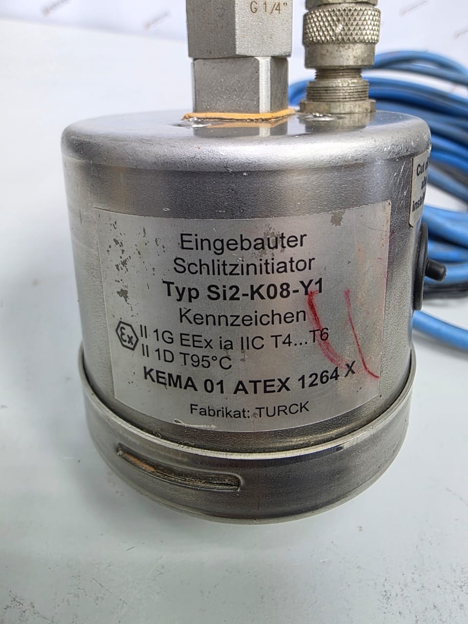 TURCK SI2-K08-Y1 Inductive Slot Sensor NAMUR KEMA 01 ATEX 1264 X - Image 6