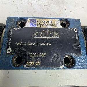 BOSCH REXROTH 4WE6J62/EG24N9K4 HYDRAULIC DIRECTIONAL CONTROL VALVE NG6 24V DC
