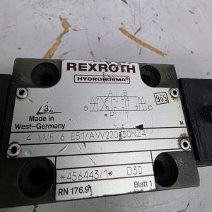 BOSCH REXROTH 4WE6 E51/AW220-50NZ4 HYDRAULIC SOLENOID VALVE