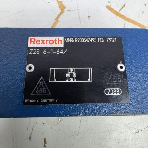 BOSCH REXROTH Z2S 6-1-64 HYDRAULIC DOUBLE CHECK VALVE NG6 CETOP 3 SANDWICH PLATE 315 BAR