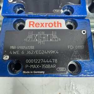 BOSCH REXROTH 4WE6 J62/EG24N9K4 HYDRAULIC SOLENOID VALVE