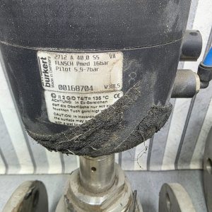 Burkert Type 2712 A 40.0 Pneumatic Process Control Valve DN40 Industrial Valve
